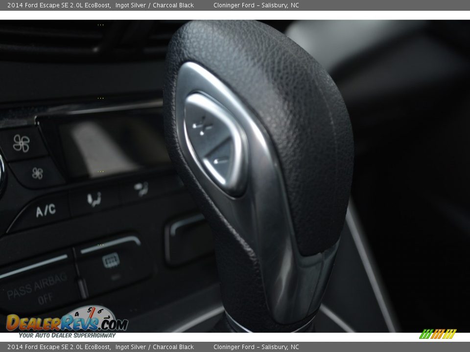 2014 Ford Escape SE 2.0L EcoBoost Ingot Silver / Charcoal Black Photo #22