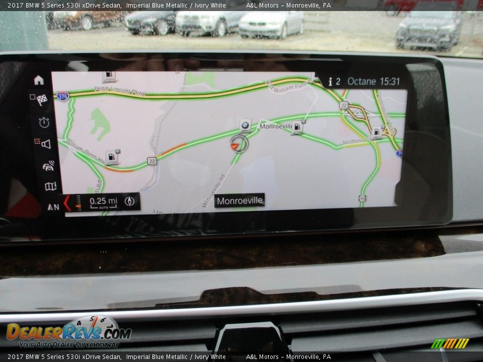 Navigation of 2017 BMW 5 Series 530i xDrive Sedan Photo #15