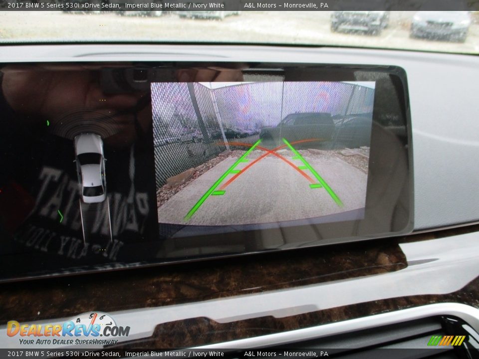 2017 BMW 5 Series 530i xDrive Sedan Imperial Blue Metallic / Ivory White Photo #17