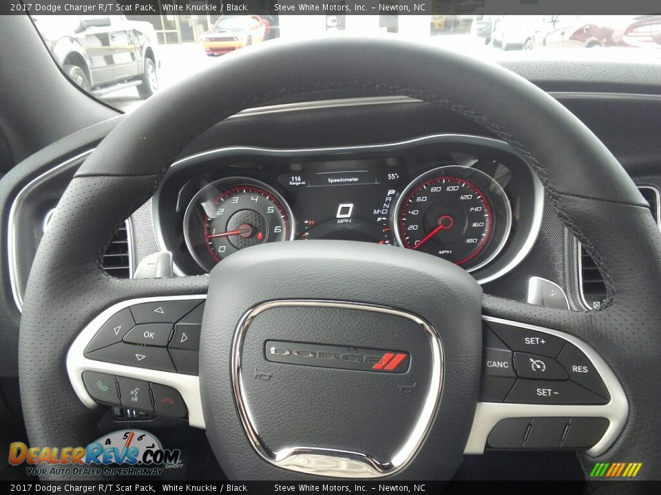 2017 Dodge Charger R/T Scat Pack White Knuckle / Black Photo #15