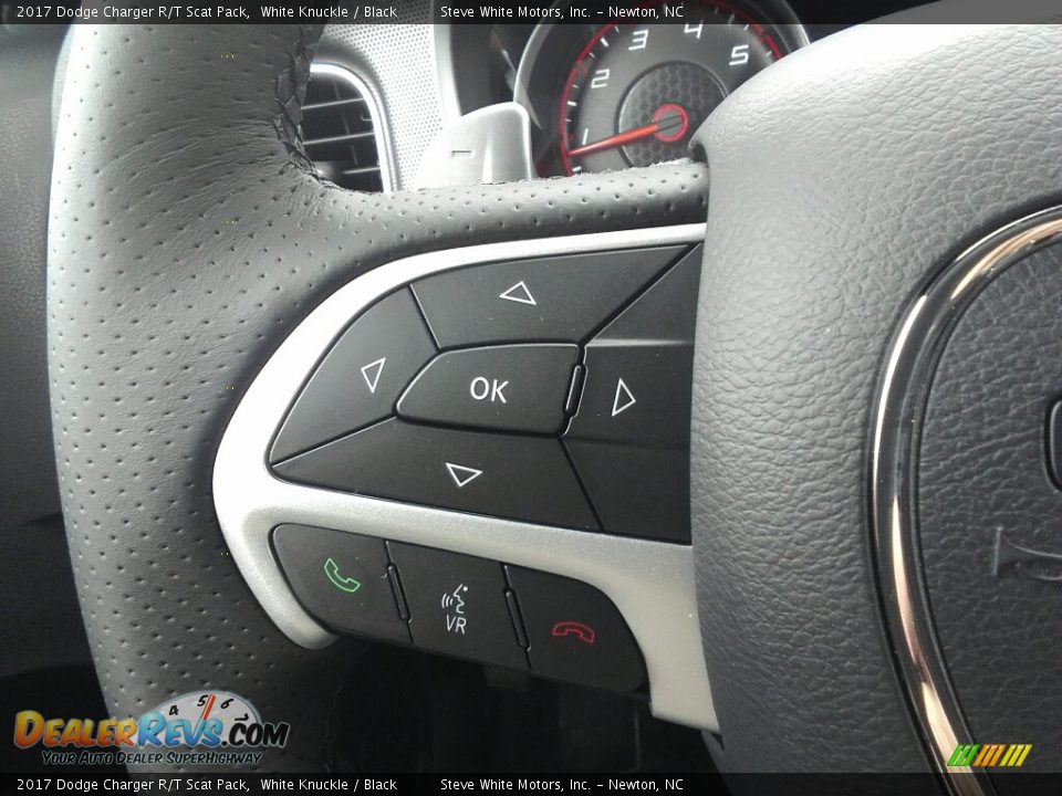 2017 Dodge Charger R/T Scat Pack White Knuckle / Black Photo #16