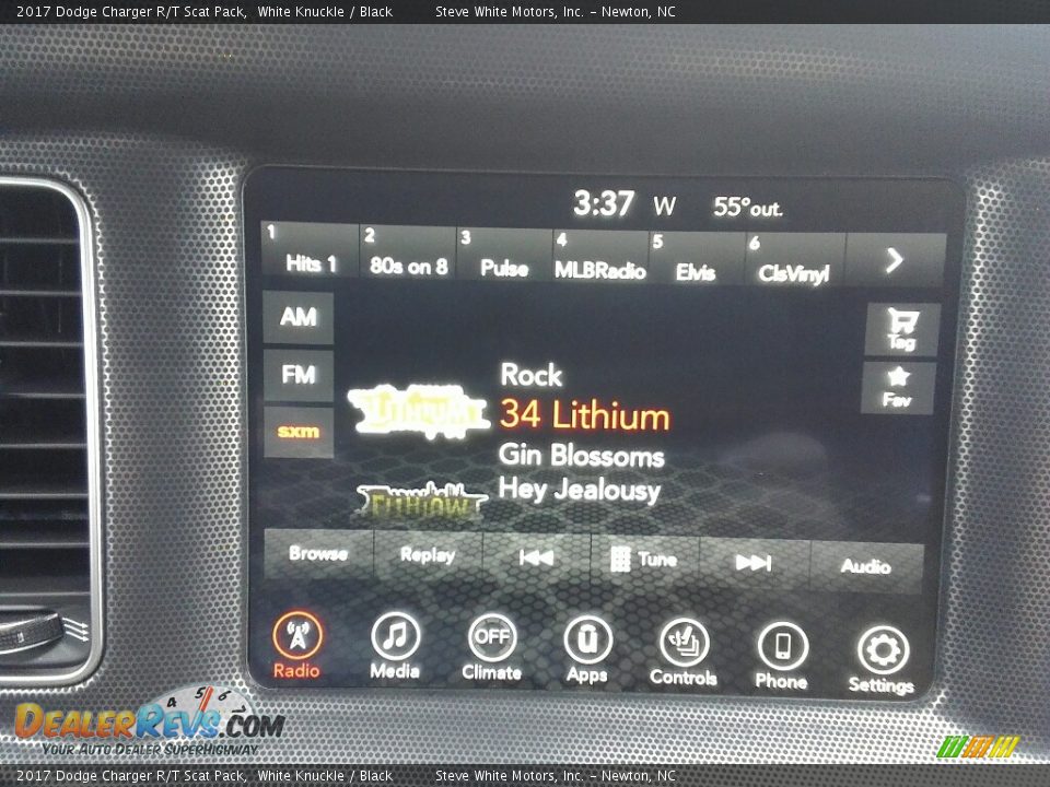 2017 Dodge Charger R/T Scat Pack White Knuckle / Black Photo #18