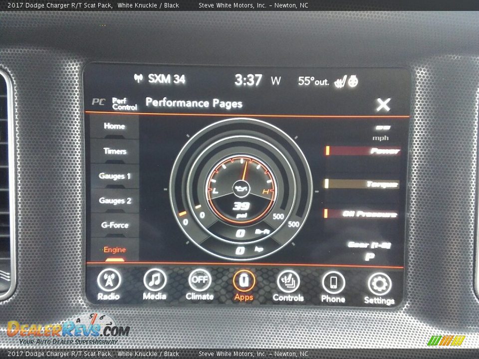 2017 Dodge Charger R/T Scat Pack White Knuckle / Black Photo #21