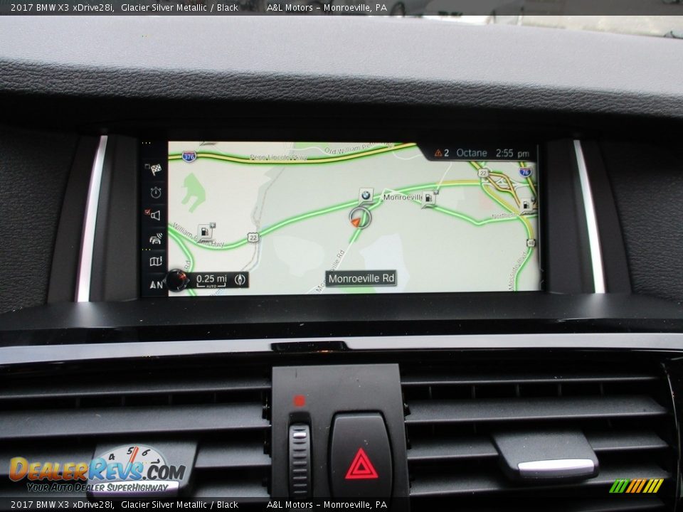 2017 BMW X3 xDrive28i Glacier Silver Metallic / Black Photo #17