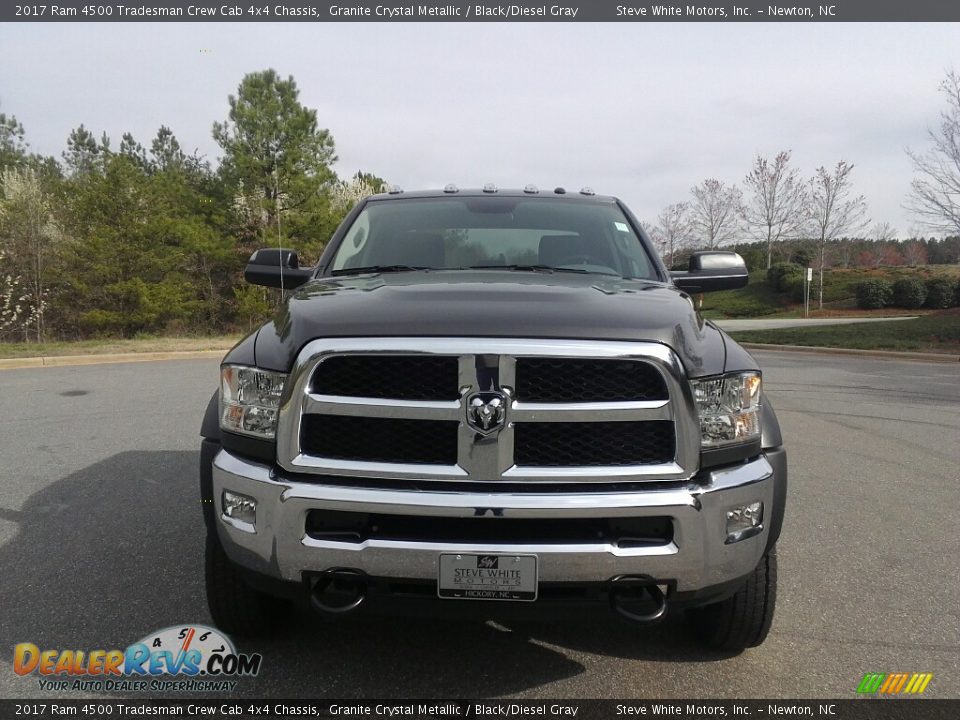 2017 Ram 4500 Tradesman Crew Cab 4x4 Chassis Granite Crystal Metallic / Black/Diesel Gray Photo #3