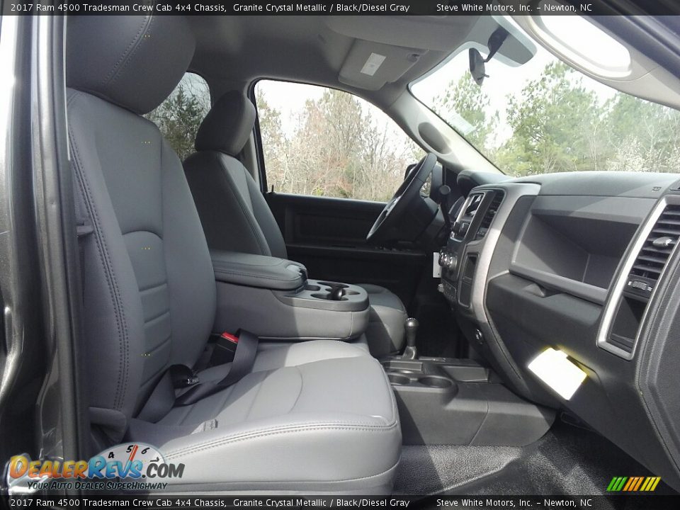 Front Seat of 2017 Ram 4500 Tradesman Crew Cab 4x4 Chassis Photo #12