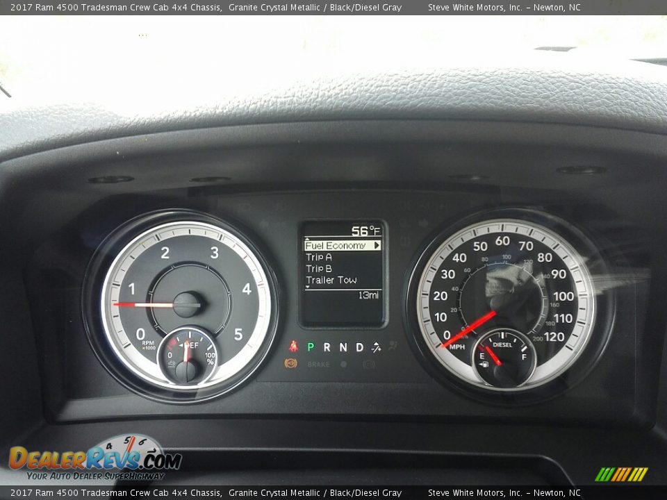 2017 Ram 4500 Tradesman Crew Cab 4x4 Chassis Gauges Photo #16