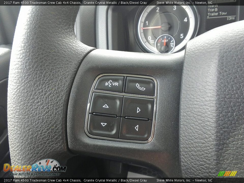 Controls of 2017 Ram 4500 Tradesman Crew Cab 4x4 Chassis Photo #17
