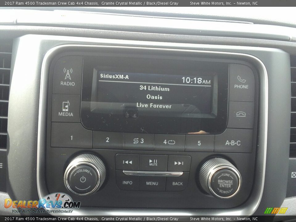 Audio System of 2017 Ram 4500 Tradesman Crew Cab 4x4 Chassis Photo #20