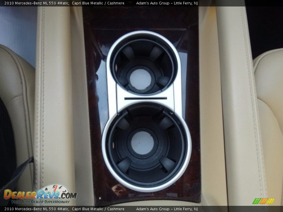2010 Mercedes-Benz ML 550 4Matic Capri Blue Metallic / Cashmere Photo #34