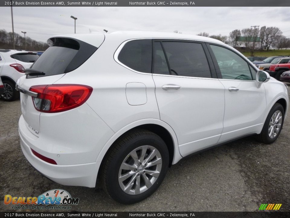2017 Buick Envision Essence AWD Summit White / Light Neutral Photo #5