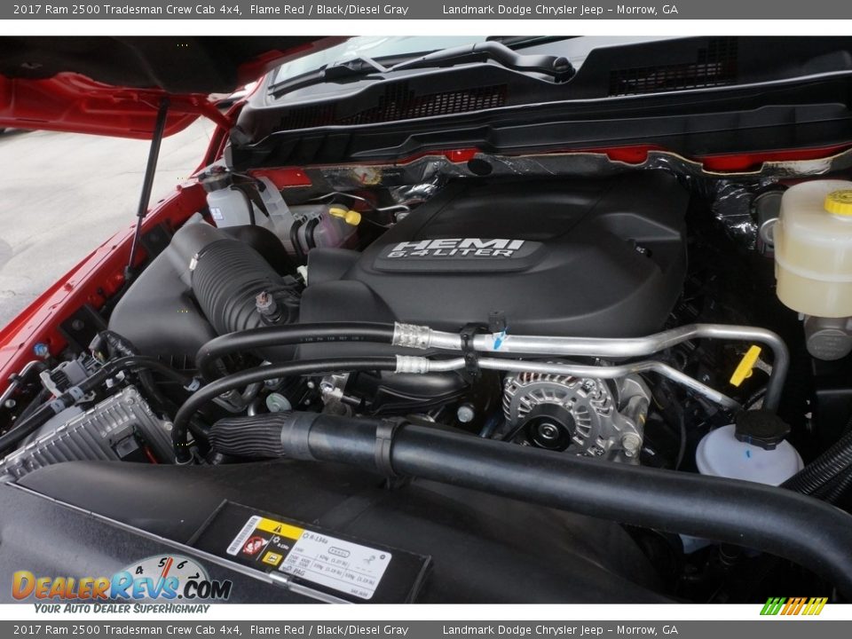 2017 Ram 2500 Tradesman Crew Cab 4x4 Flame Red / Black/Diesel Gray Photo #9