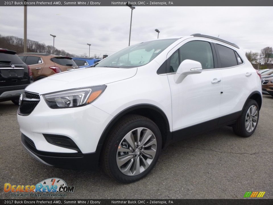 2017 Buick Encore Preferred AWD Summit White / Ebony Photo #1