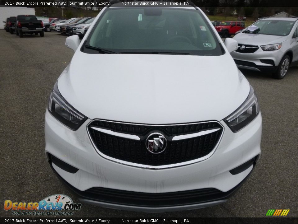2017 Buick Encore Preferred AWD Summit White / Ebony Photo #2