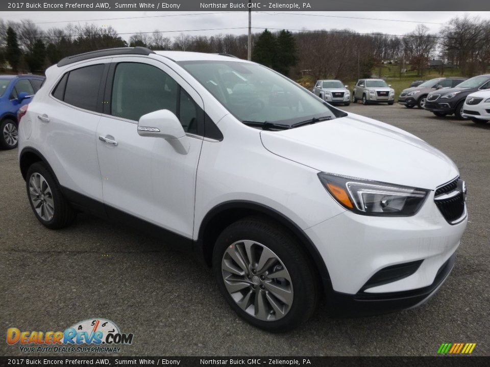 2017 Buick Encore Preferred AWD Summit White / Ebony Photo #3