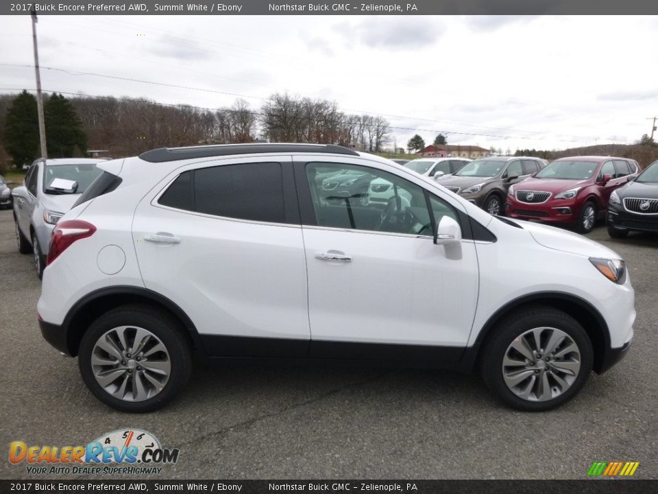 2017 Buick Encore Preferred AWD Summit White / Ebony Photo #4