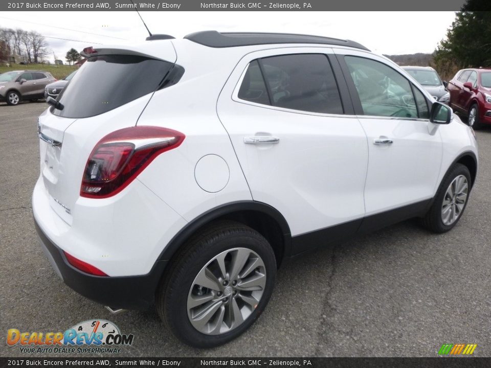2017 Buick Encore Preferred AWD Summit White / Ebony Photo #5