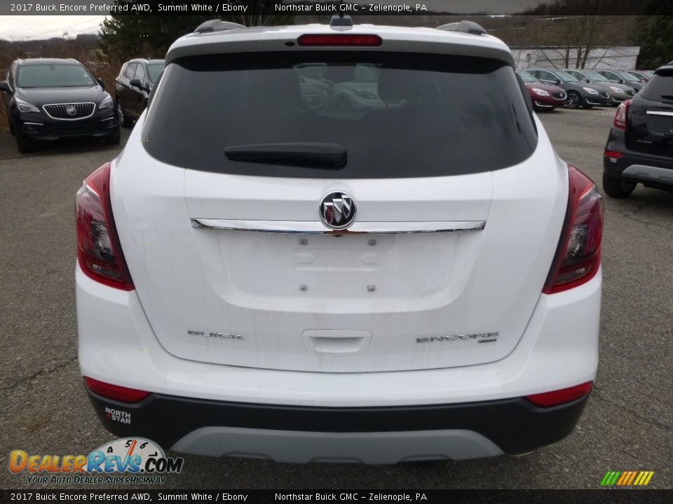 2017 Buick Encore Preferred AWD Summit White / Ebony Photo #6