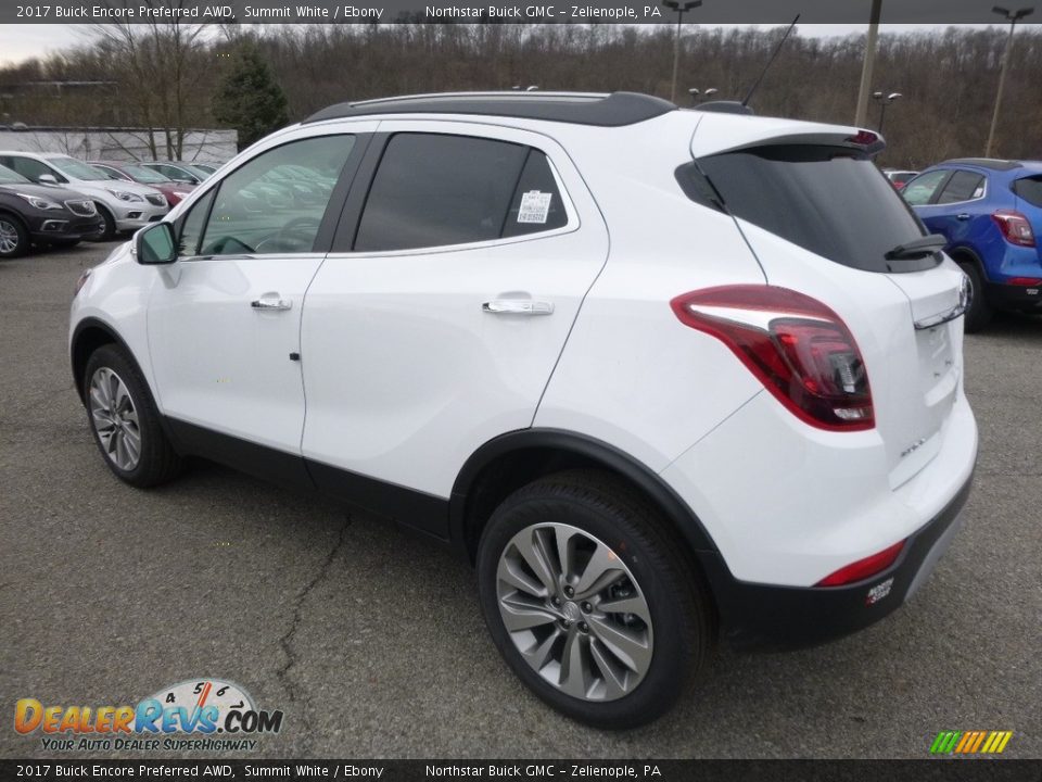 2017 Buick Encore Preferred AWD Summit White / Ebony Photo #8