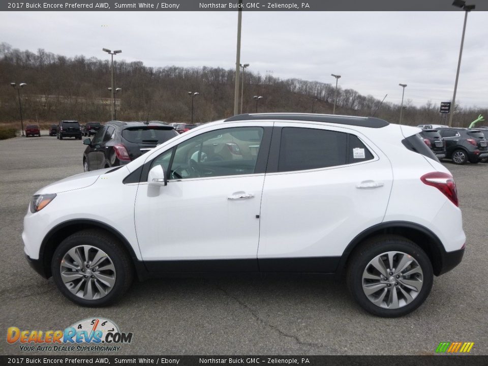 2017 Buick Encore Preferred AWD Summit White / Ebony Photo #9