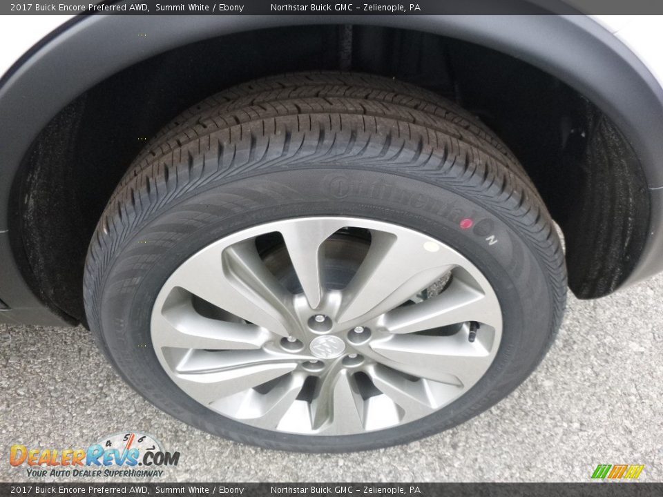 2017 Buick Encore Preferred AWD Summit White / Ebony Photo #10