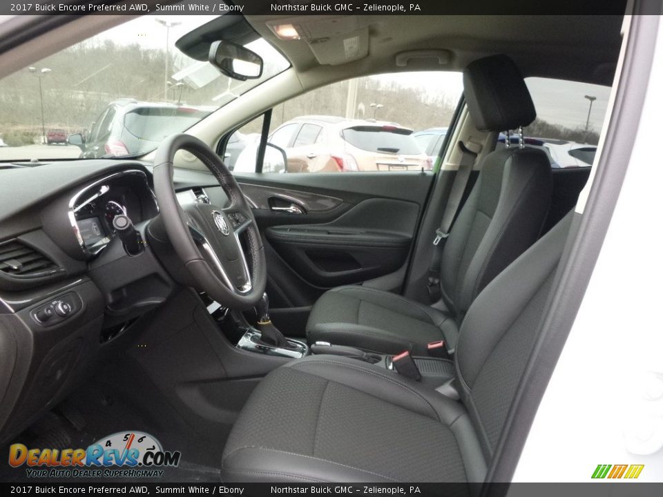 2017 Buick Encore Preferred AWD Summit White / Ebony Photo #11