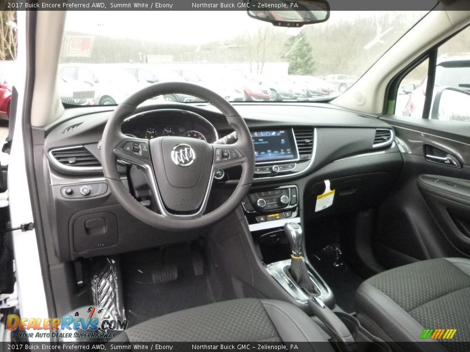 2017 Buick Encore Preferred AWD Summit White / Ebony Photo #13