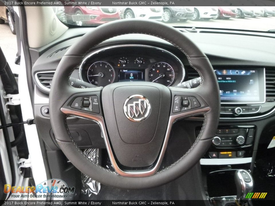 2017 Buick Encore Preferred AWD Summit White / Ebony Photo #17
