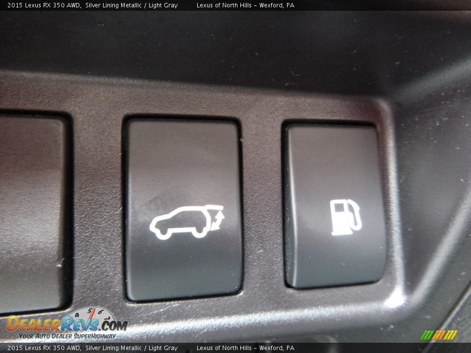 2015 Lexus RX 350 AWD Silver Lining Metallic / Light Gray Photo #14