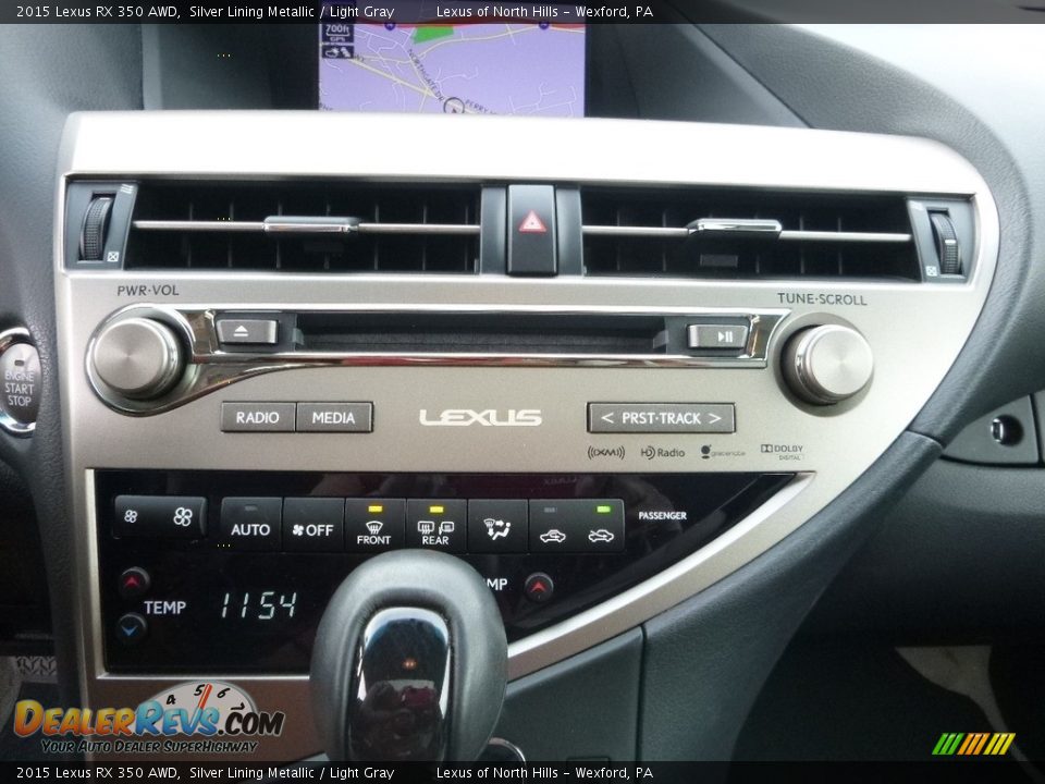2015 Lexus RX 350 AWD Silver Lining Metallic / Light Gray Photo #21