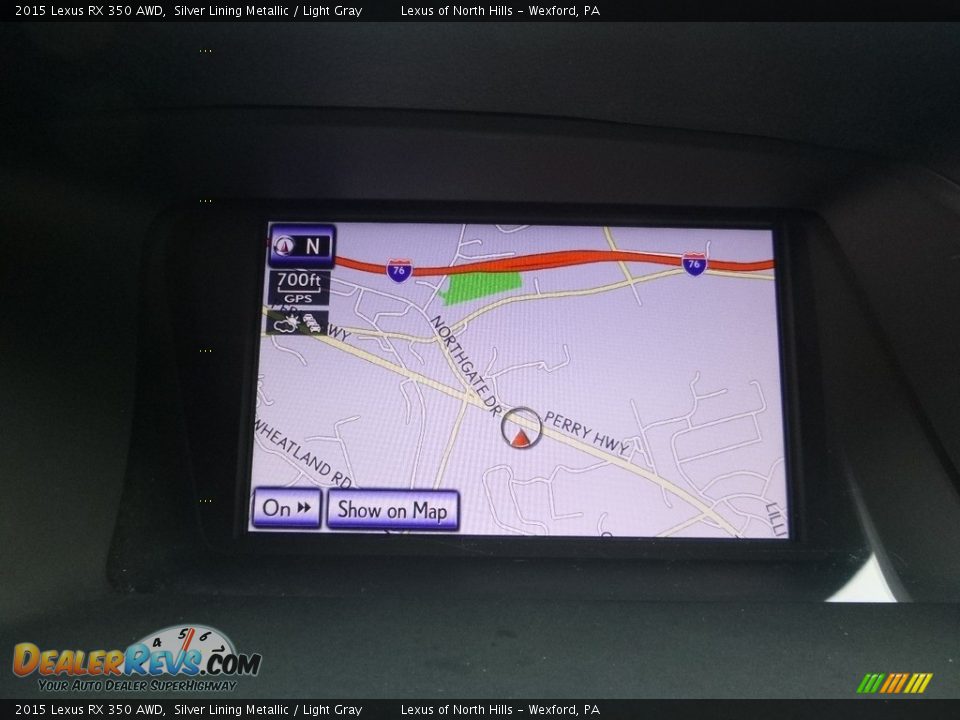 2015 Lexus RX 350 AWD Silver Lining Metallic / Light Gray Photo #22