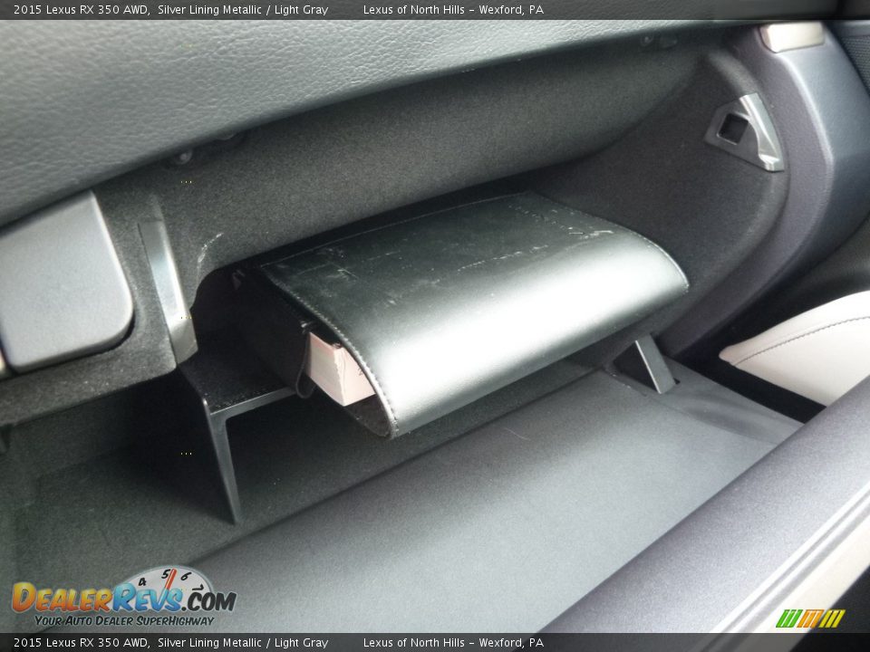 2015 Lexus RX 350 AWD Silver Lining Metallic / Light Gray Photo #24
