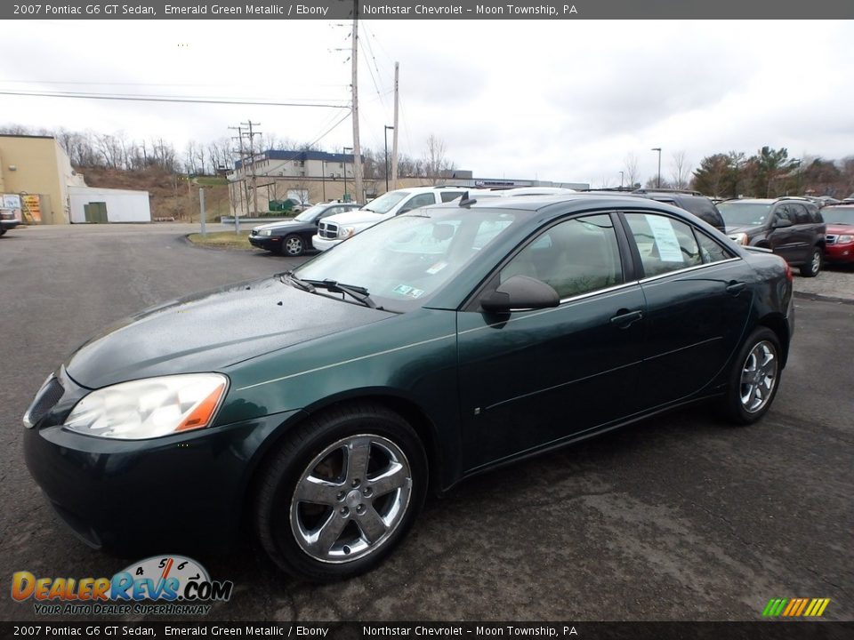 2007 Pontiac G6 GT Sedan Emerald Green Metallic / Ebony Photo #1