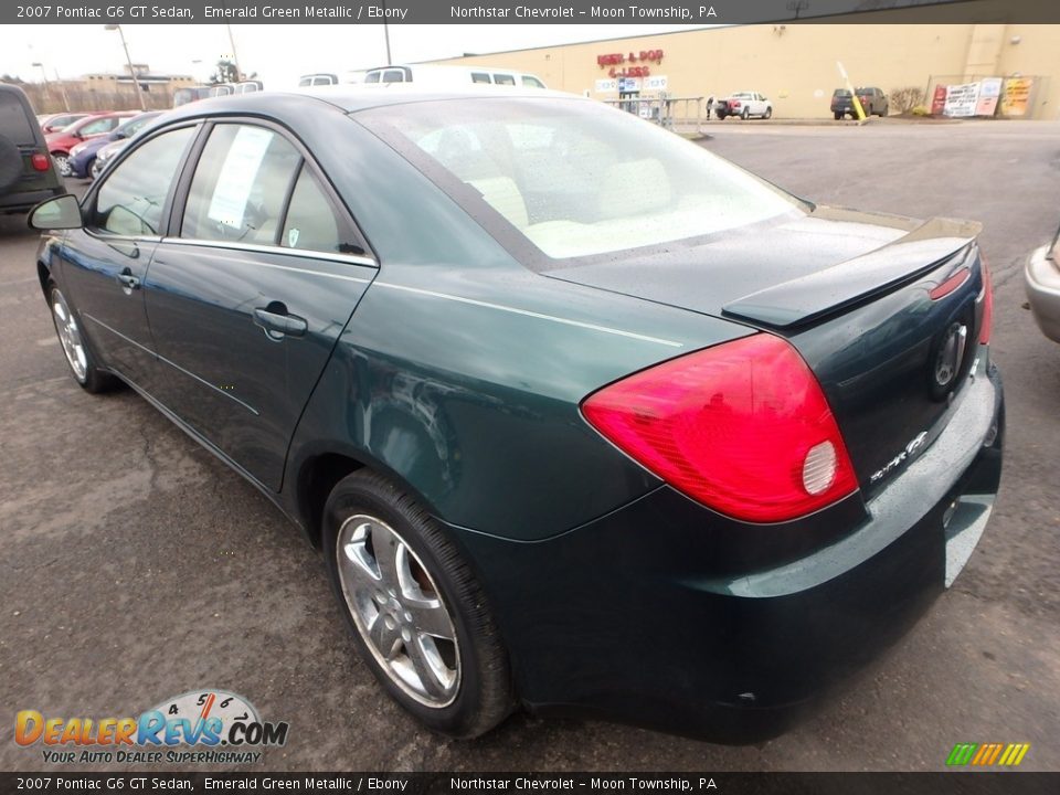 2007 Pontiac G6 GT Sedan Emerald Green Metallic / Ebony Photo #2