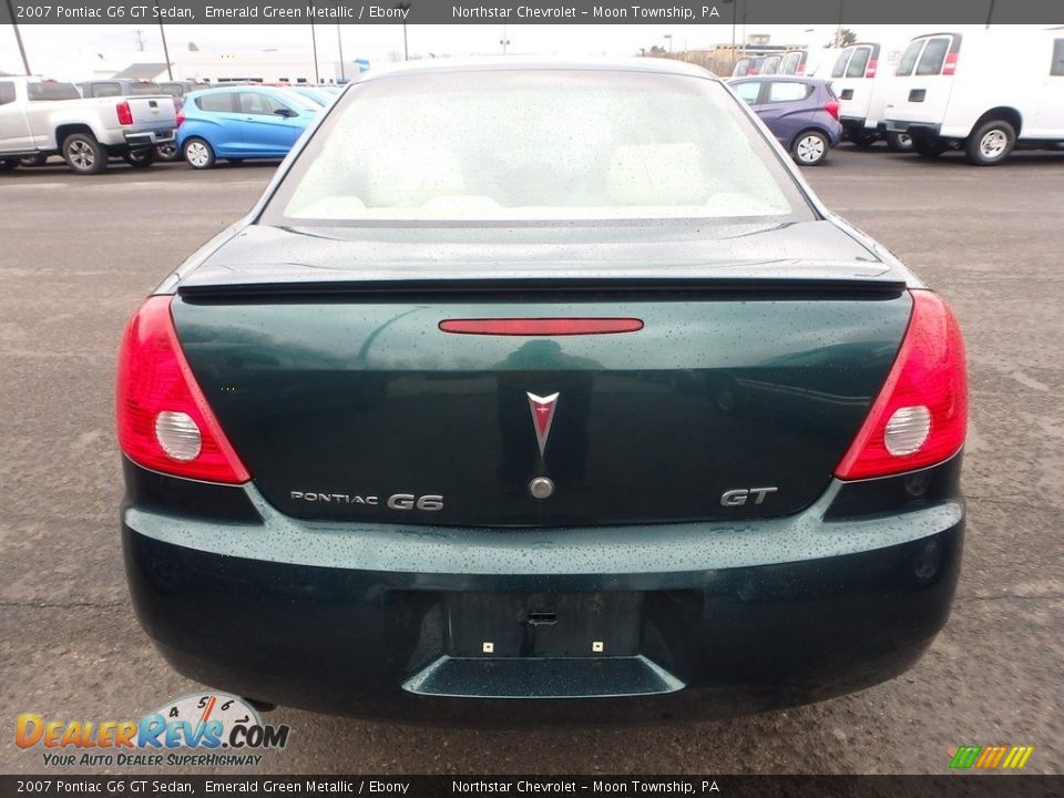 2007 Pontiac G6 GT Sedan Emerald Green Metallic / Ebony Photo #3