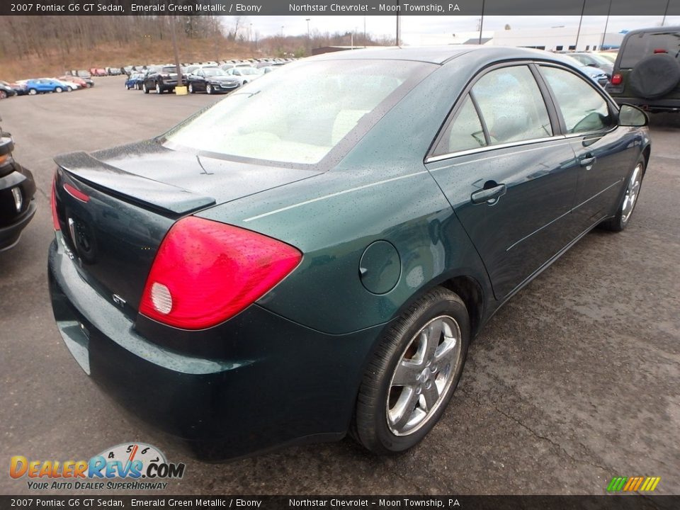 2007 Pontiac G6 GT Sedan Emerald Green Metallic / Ebony Photo #4
