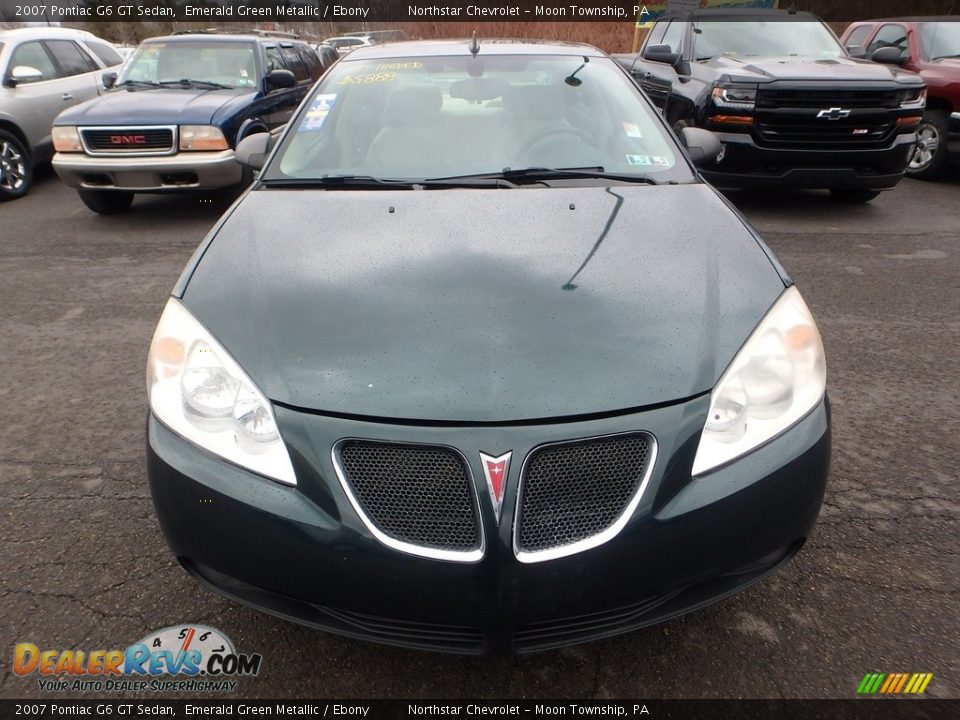 2007 Pontiac G6 GT Sedan Emerald Green Metallic / Ebony Photo #6