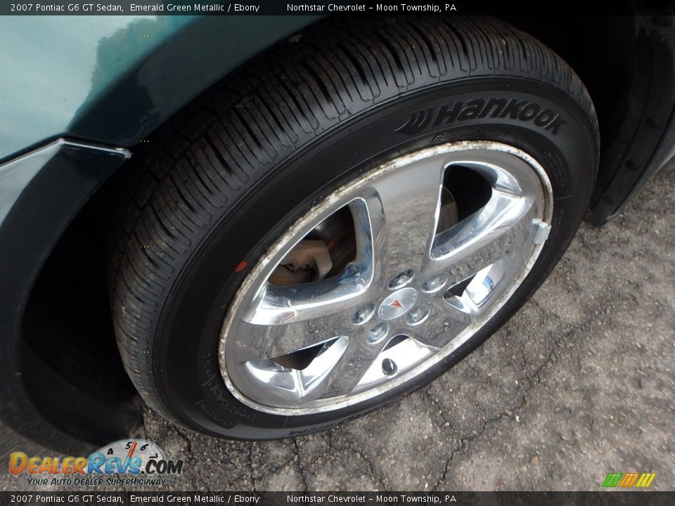 2007 Pontiac G6 GT Sedan Emerald Green Metallic / Ebony Photo #7
