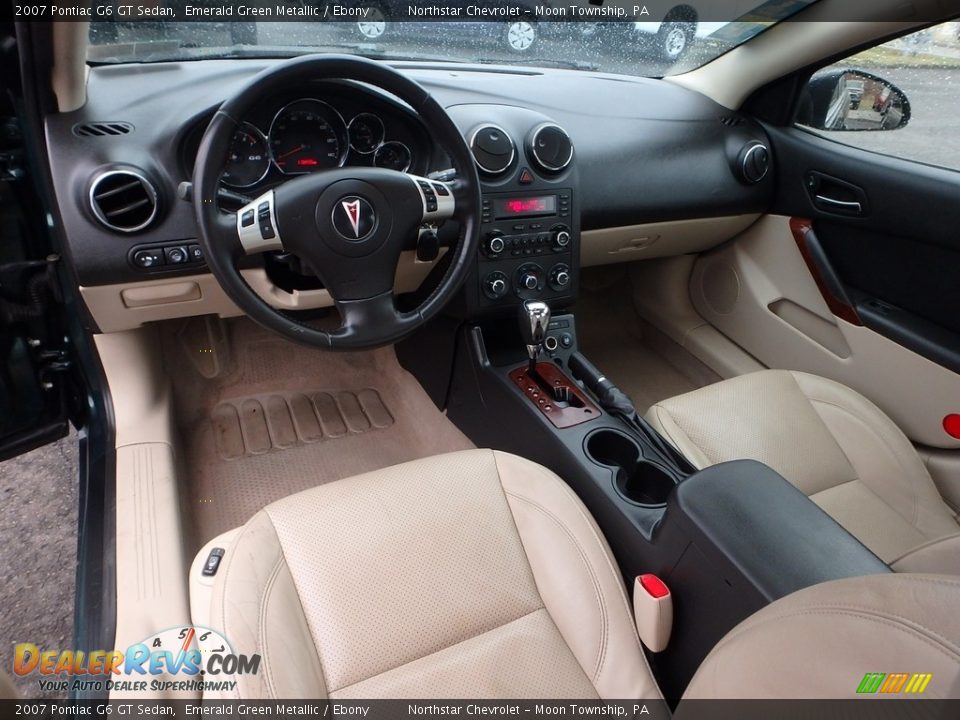 Ebony Interior - 2007 Pontiac G6 GT Sedan Photo #10