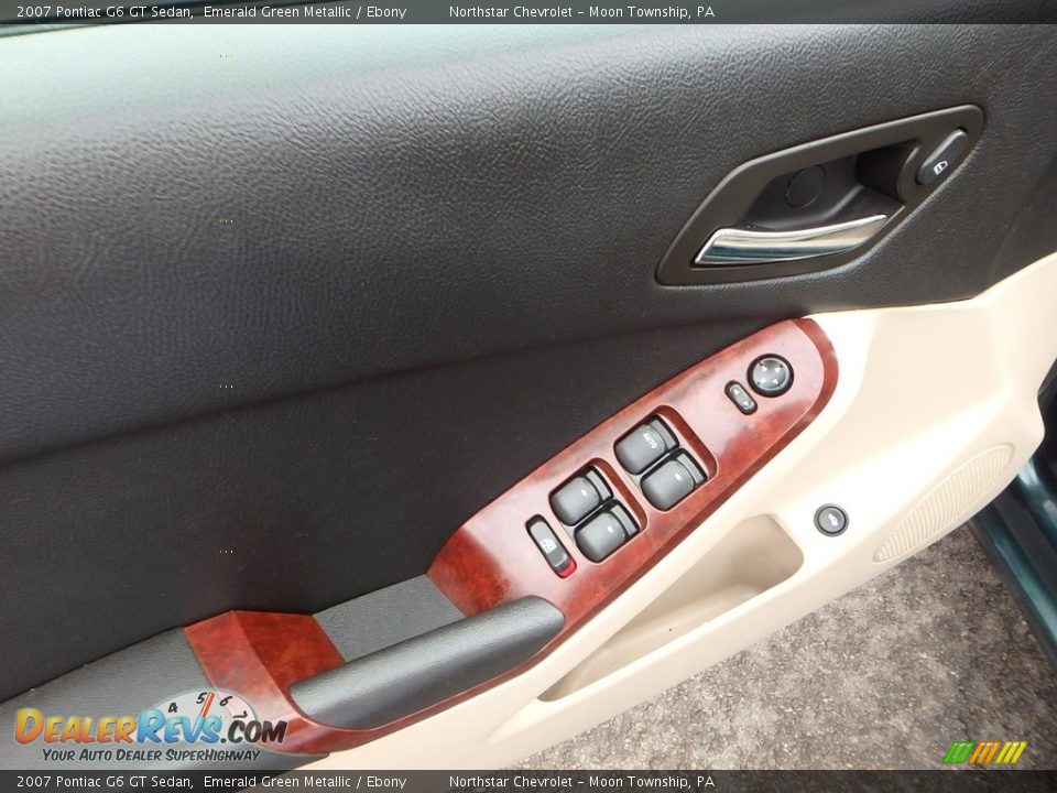2007 Pontiac G6 GT Sedan Emerald Green Metallic / Ebony Photo #11