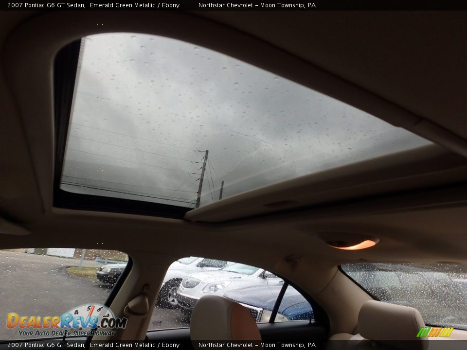 2007 Pontiac G6 GT Sedan Emerald Green Metallic / Ebony Photo #12