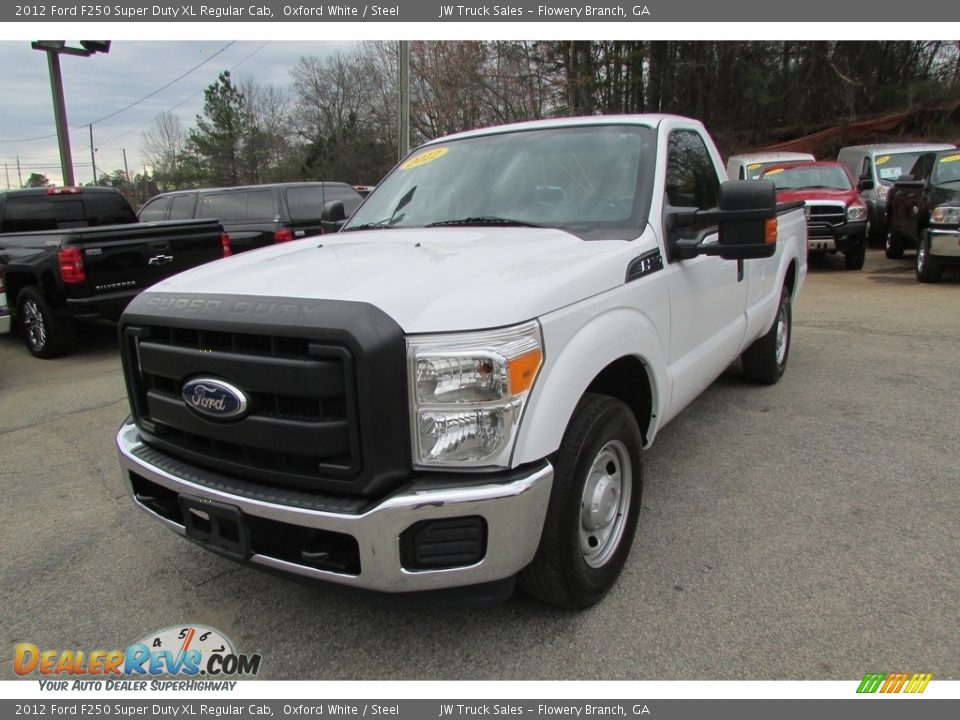 2012 Ford F250 Super Duty XL Regular Cab Oxford White / Steel Photo #1