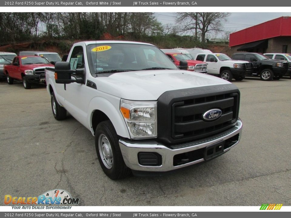 2012 Ford F250 Super Duty XL Regular Cab Oxford White / Steel Photo #3