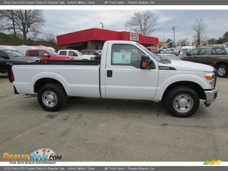 2012 Ford F250 Super Duty XL Regular Cab Oxford White / Steel Photo #5