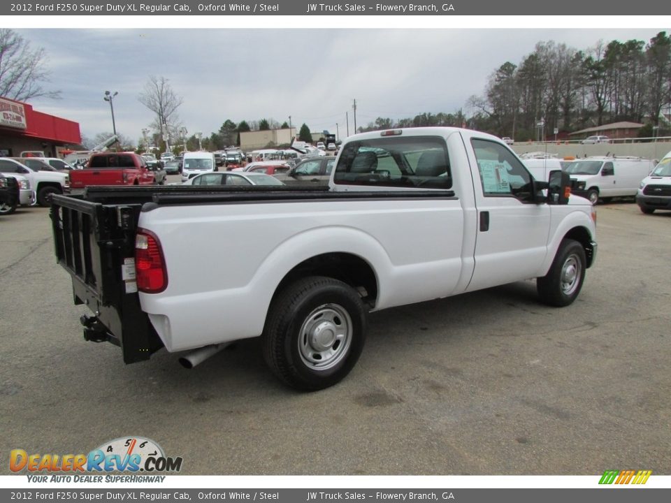 2012 Ford F250 Super Duty XL Regular Cab Oxford White / Steel Photo #6