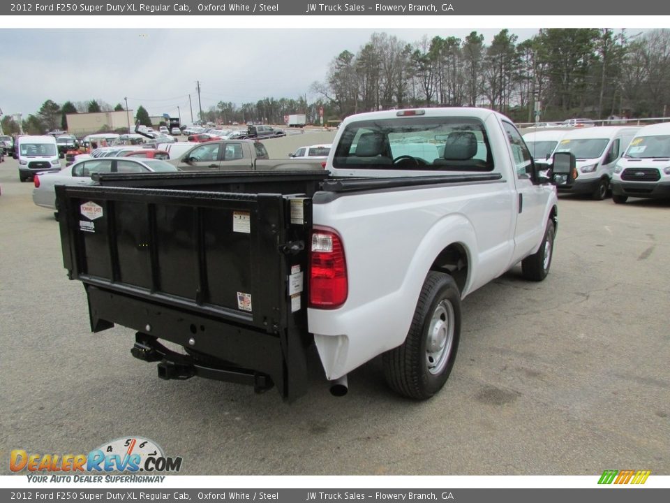 2012 Ford F250 Super Duty XL Regular Cab Oxford White / Steel Photo #7