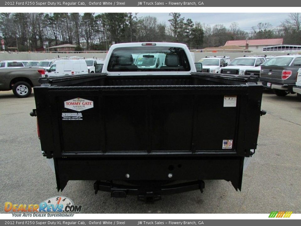 2012 Ford F250 Super Duty XL Regular Cab Oxford White / Steel Photo #8