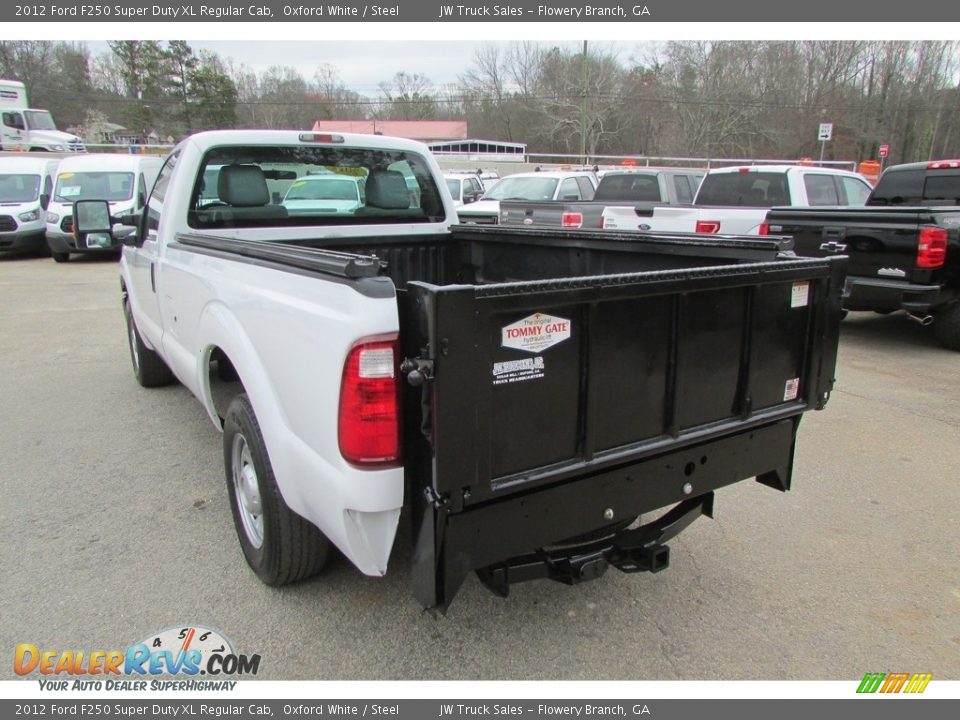 2012 Ford F250 Super Duty XL Regular Cab Oxford White / Steel Photo #9