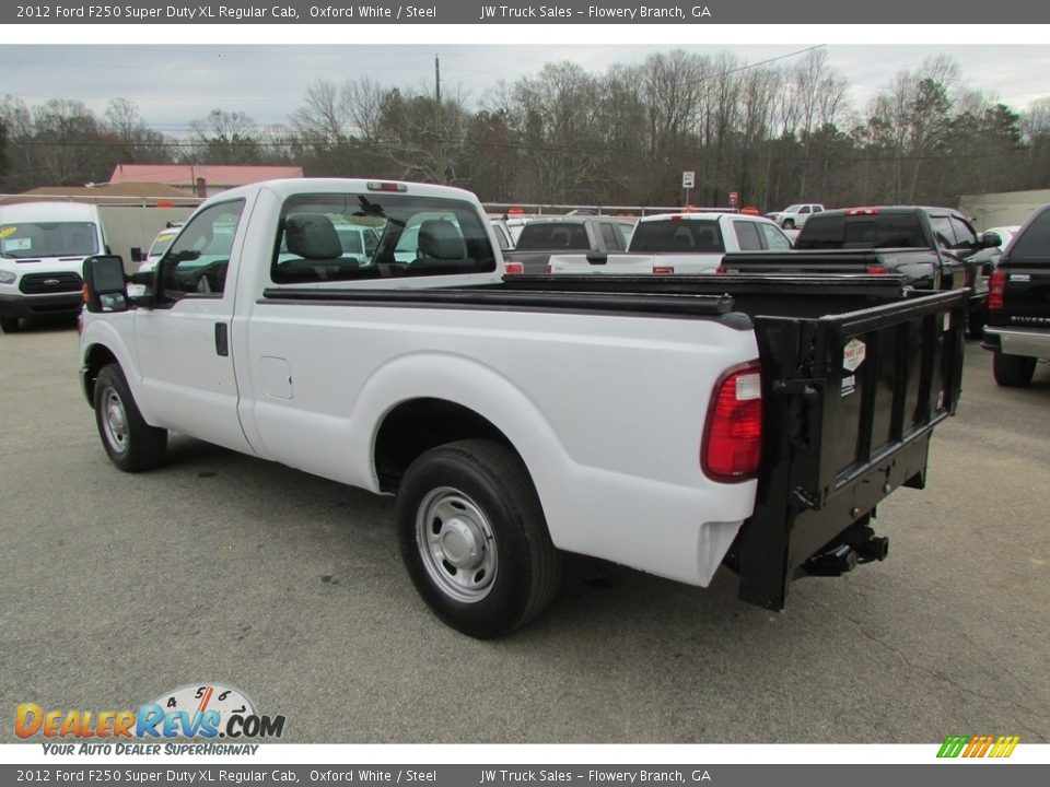 2012 Ford F250 Super Duty XL Regular Cab Oxford White / Steel Photo #10