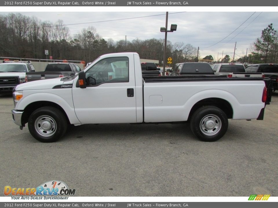 2012 Ford F250 Super Duty XL Regular Cab Oxford White / Steel Photo #11